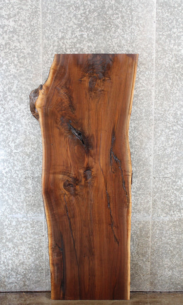 Rustic Natural Edge Black Walnut Office Desk Top Slab 39273